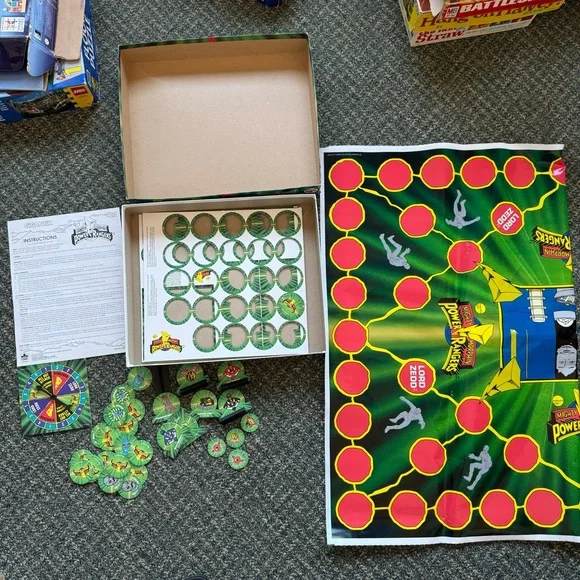 Vintage Power Rangers Game - Picture 2 of 4